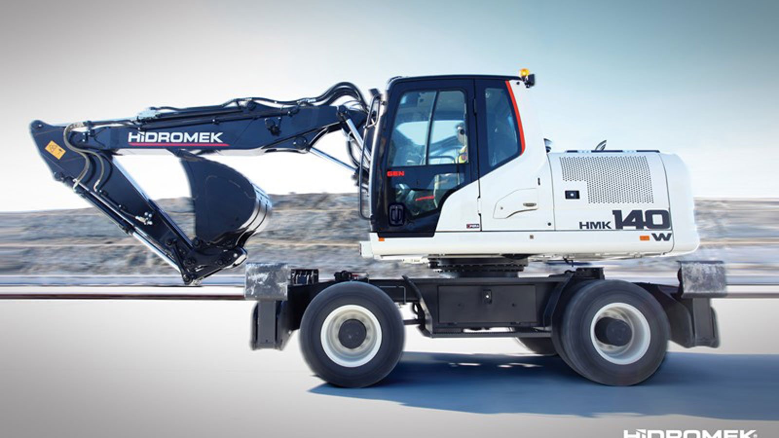 Lastikli Ekskavatör